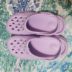 Purple Shein Crocs